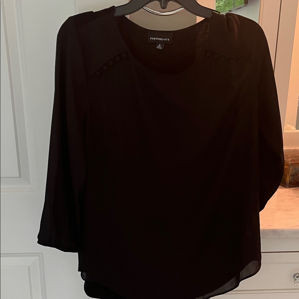 Elegant Black Blouse
